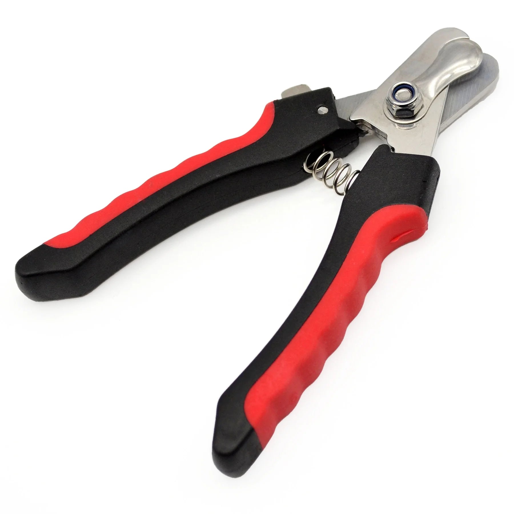 New-  Heavy Duty, High Quality Pro Dog Nail Clippers with Safety Guard, Ergonomic Handle and Sharp Stainless Steel Blades (Small)