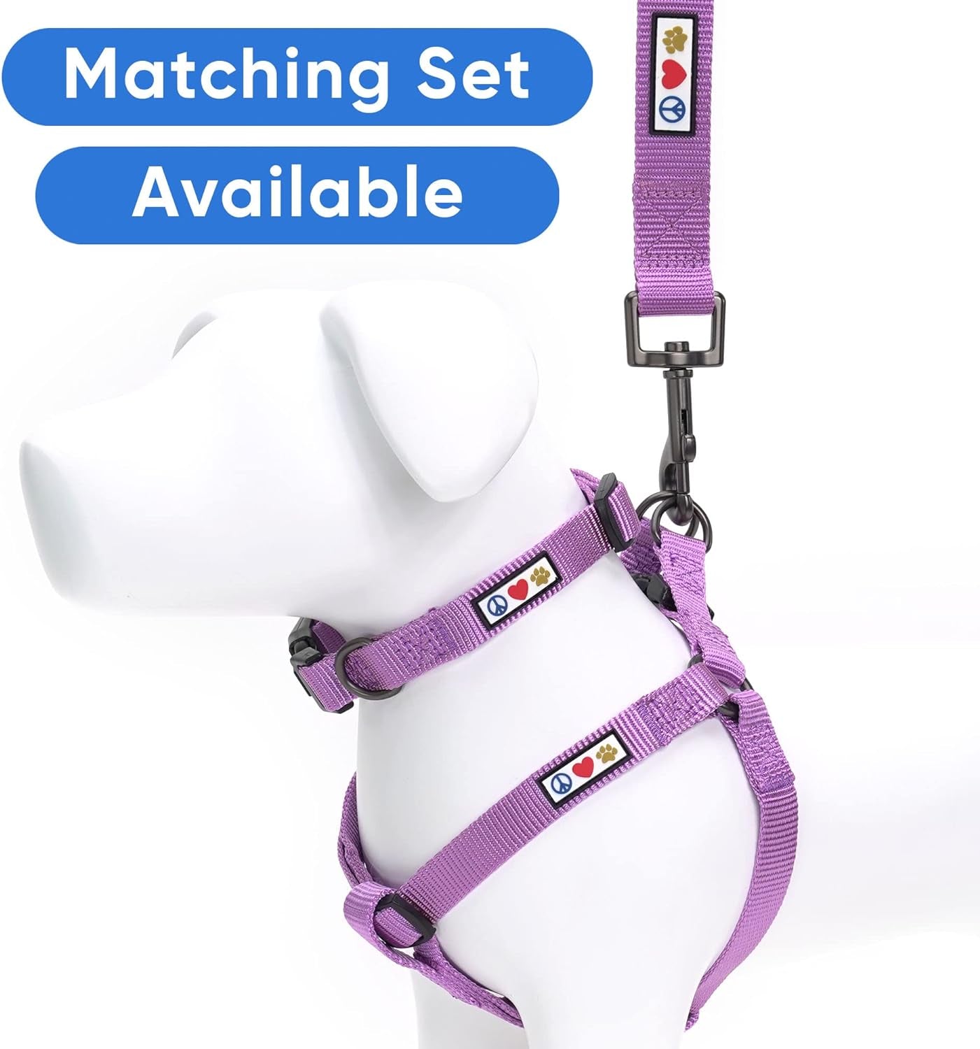 Solid Color Step in Dog Harness or Vest Harness Dog Training Walking of Your Puppy Harness Medium Dog Harness Orchid Purple Dog Harness