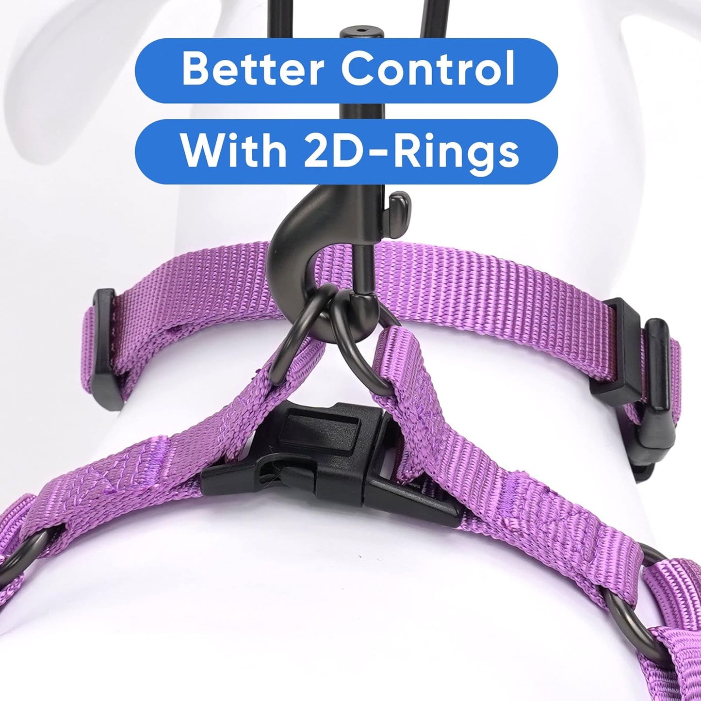 Solid Color Step in Dog Harness or Vest Harness Dog Training Walking of Your Puppy Harness Medium Dog Harness Orchid Purple Dog Harness